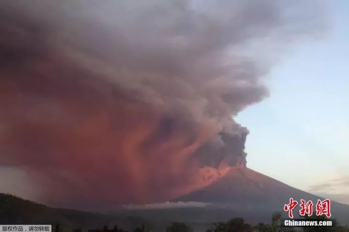 巴厘岛火山最新动态更新，火山情况简报